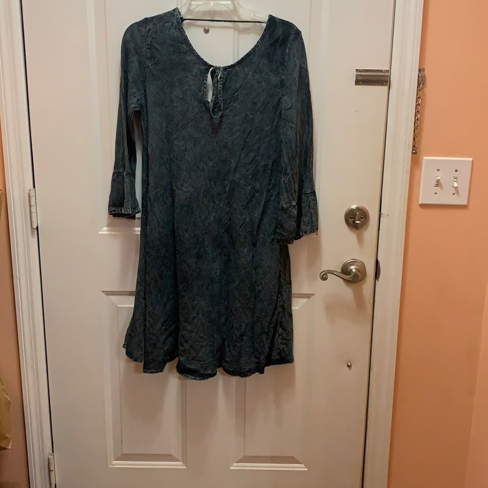 Easel chambray tunic dress Small